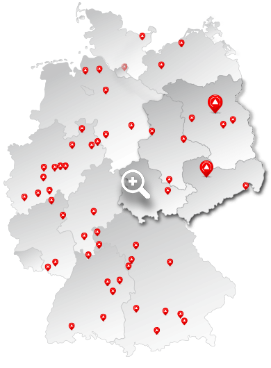 Die Standorte der Peterhoff-Gruppe – Region OST